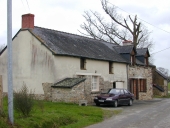 Alignement de maisons, la Bergerie (Liffré)