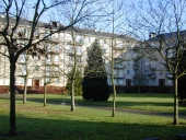 Ancien stade de La-Tour-d'Auvergne, actuellement cité, dite Résidence de la Tour d'Auvergne, 37 à 45 boulevard Georges-Clemenceau ; 17 à 19bis rue Leguen-de-Kérangal (Rennes)