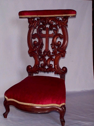 Ensemble de 2 prie-dieu
