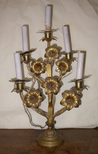 Paire 1 de Chandeliers d'église