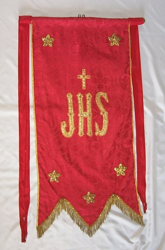 Ensemble de 2 bannières de procession