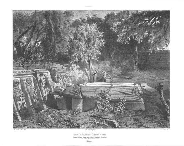 Cénotaphe de Jeanne de Léon, église Saint-Armel (Ploërmel)