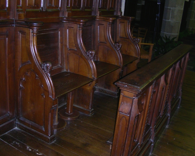 Stalles (6), église paroissiale Notre-Dame (Combourtillé)