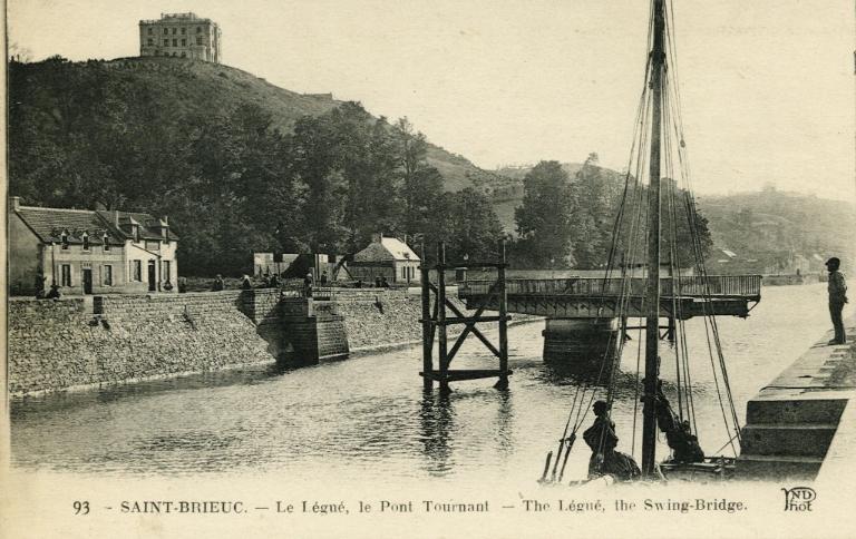 Pont tournant, port du Légué (Saint-Brieuc)