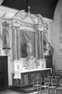 Autel, retable, tableau (autel secondaire, retable architecturé), église paroissiale Saint-Martin (Chanteloup)