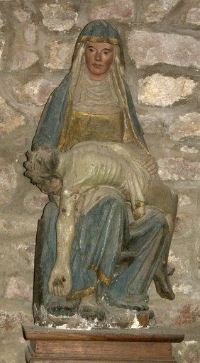 Groupe sculpté : Vierge de Pitié