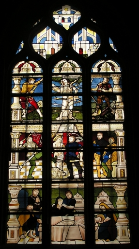 Verrière : Martyr de saint Sébastien