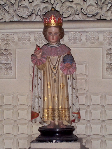 Statue (demi-nature) : Enfant Jésus, dit Petit Jésus de Prague