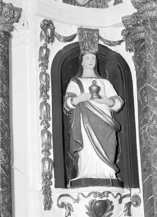 Statue (d'applique, petite nature) : sainte Madeleine, église paroissiale Sainte-Marie-Madeleine (Meucon)