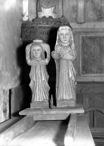Groupe sculpté : Saint Trémeur ; Sainte Tréphine
