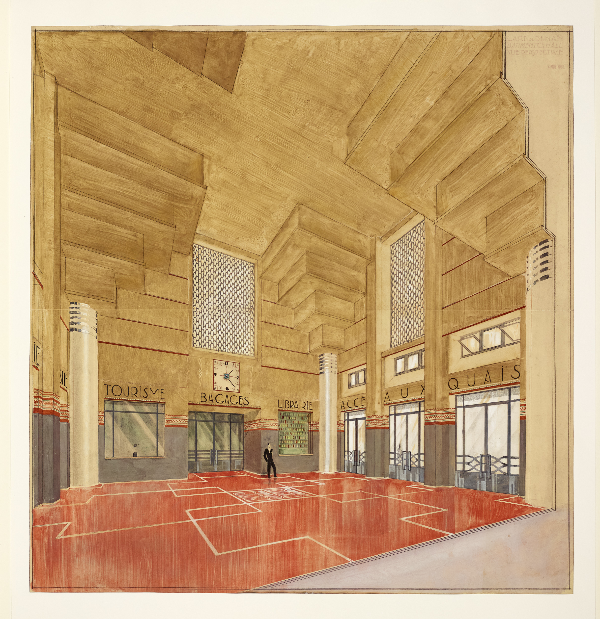 Gare ferroviaire, place du 11 novembre (Dinan)