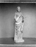 Statue (d'applique, petite nature) : sainte Fare, église paroissiale Saint-Faron (Pouldreuzic)