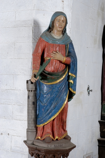 Statue de sainte Barbe