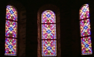 Verrières décoratives de la nef et des chapelles (baies 1 à 15 et 17)