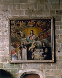 Tableau : Donation du rosaire, église paroissiale Notre-Dame-de-Roscudon (Pont-Croix)
