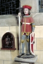 Statue : saint Adrien (Pluméliau fusionnée en Pluméliau-Bieuzy en 2019)