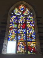 Verrière : arbre de Jessé (1), église paroissiale Saint Pierre (Beignon)