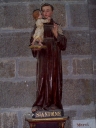 Statue (petite nature) : saint Antoine de Padoue