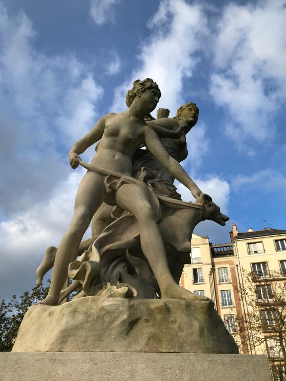Oeuvres sculptées, Parc du Thabor (Rennes)