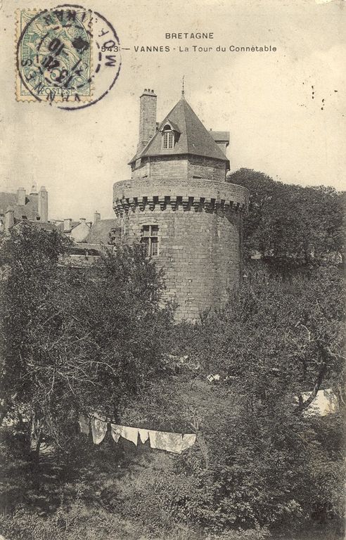 Tour du Connétable, 6 rue des Remparts (Vannes)