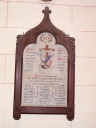 Plaque commémorative