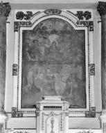 Tableau : Couronnement de la Vierge, chapelle Notre-Dame-la-Blanche (Theix fusionnée en Theix-Noyalo en 2016)