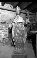 Statue (d'applique, petite nature) : saint Louis (1), église paroissiale Saint-Annouarn (Peumérit)
