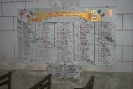 Tableau commémoratif des morts de la guerre 1914-1918