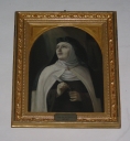 Tableau et cadre : Sainte Thérèse d'Avila, église paroissiale Saint-Martin (Javené)