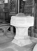 Fonts baptismaux, église paroissiale Sainte-Marie-Madeleine (Meucon)
