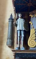 Statue : Saint Julien, chapelle Saint-Gobrien (Saint-Servant-sur-Oust)