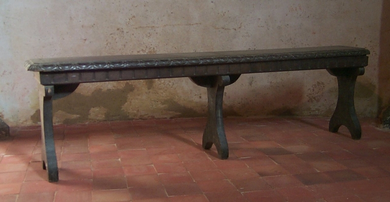 Ensemble de 4 bancs d'église