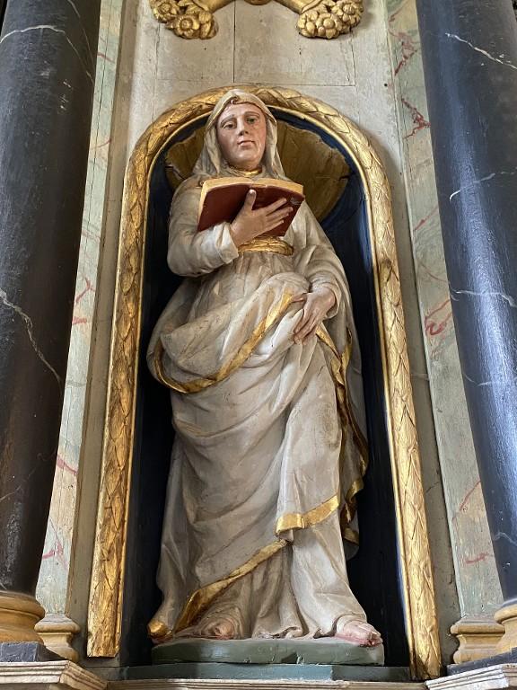 Statue : Sainte Anne, chapelle Saint-Golven, le Vieux-Bourg (Taupont)