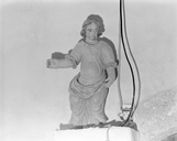 Statue (2, d'applique, en pendant, statuette) : anges, chapelle Notre-Dame-de-Penhors (Pouldreuzic)