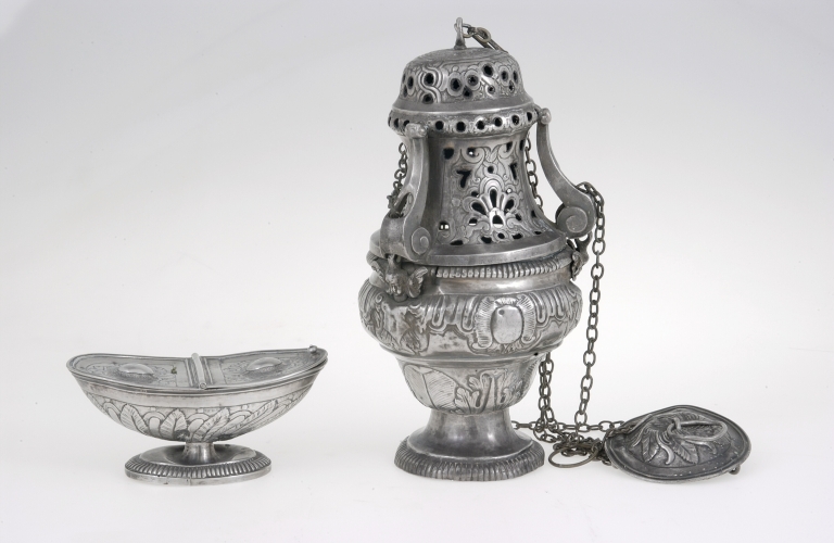 Encensoir et navette à encens