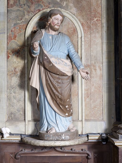Statue : Saint Joachim, église Saint-Pierre (Sérent)