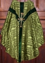 Ornement vert 1 : chasuble, bourse de corporal, étole, manipule, voile de calice