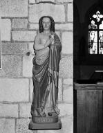Statue (d'applique, petite nature) : sainte Madeleine, église paroissiale Saint-Pierre (Saint-Pol-de-Léon)