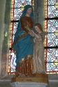 Groupe sculpté : Education de la Vierge