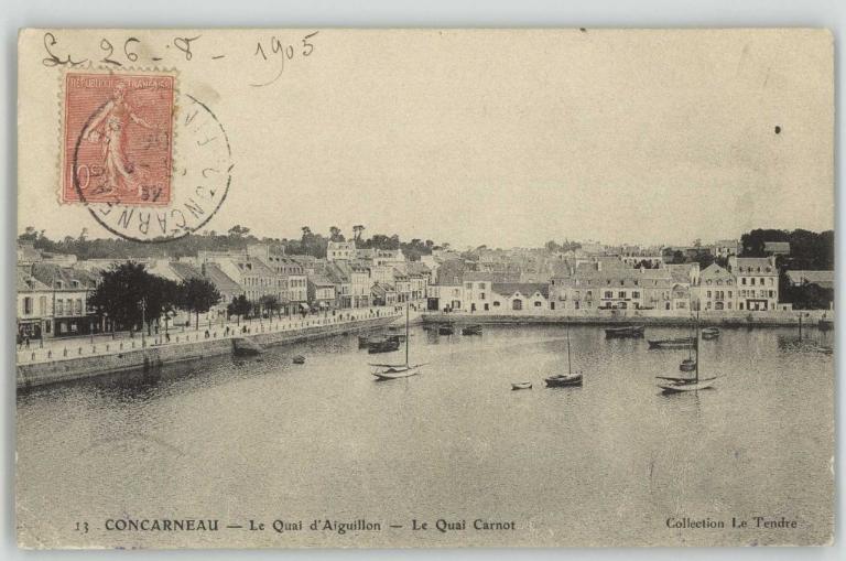 Quai Carnot et quai du Lin (Concarneau)
