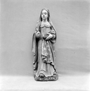 Statue (statuette) : sainte Agnès, chapelle Sainte-Barbe (Ploéven)