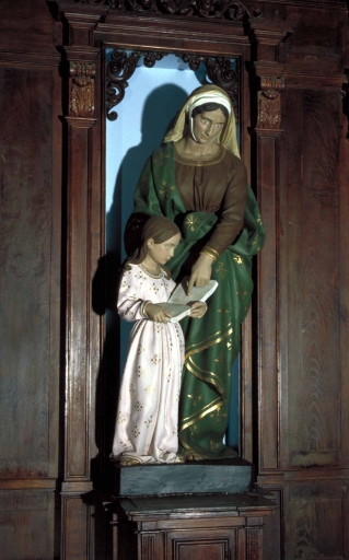 Statue : Education de la Vierge