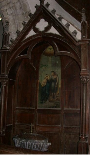 Retable des fonts baptismaux