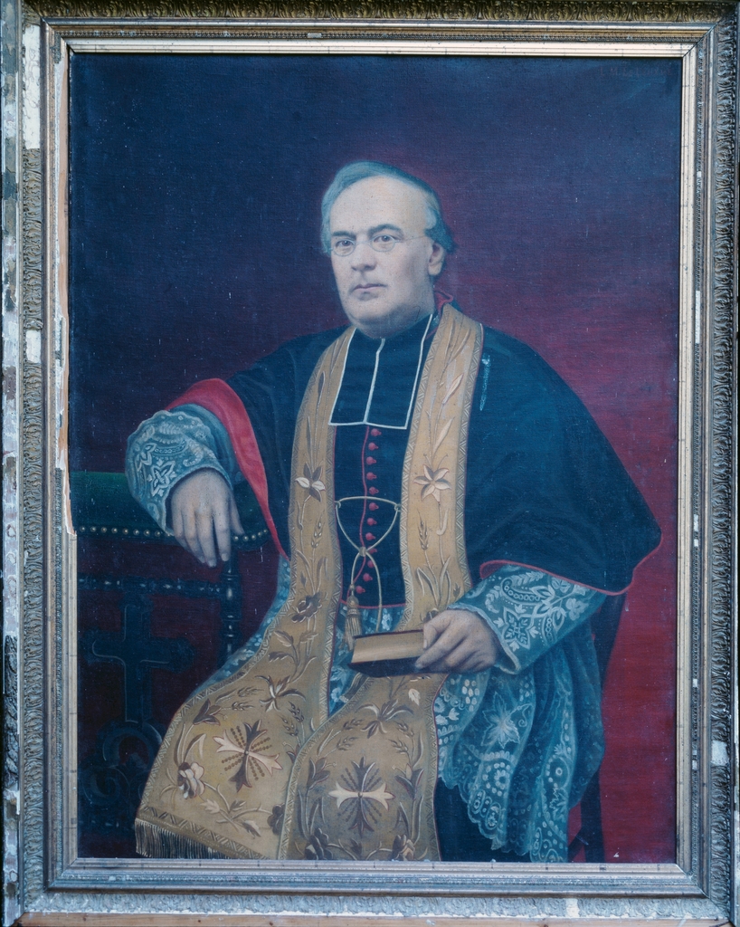 Tableau : l' abbé Jaffré, chapelle Notre-Dame-de-pitié (Guidel)