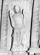 Statue (d'applique, petite nature) : Christ glorieux dit le Christ en Majesté, chapelle de la Trinité (Ploërdut)