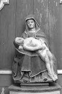 Groupe sculpté : Vierge de Pitié, église paroissiale Saint-Gorgon (Plovan)