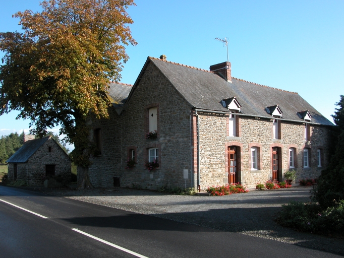 Ferme, 14 rue des Rochers, la Boulais (Dingé)
