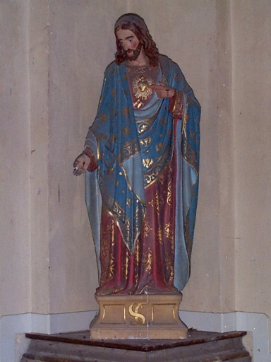 Statue (petite nature) : Sacré Coeur