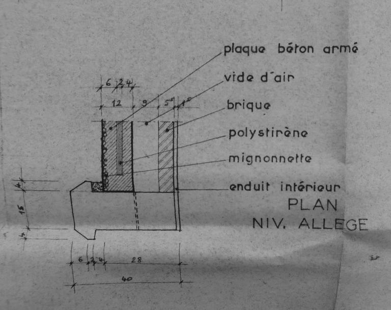 Réfectoire et infirmerie du lycée Bréquigny, 7 avenue Georges Graff (Rennes)