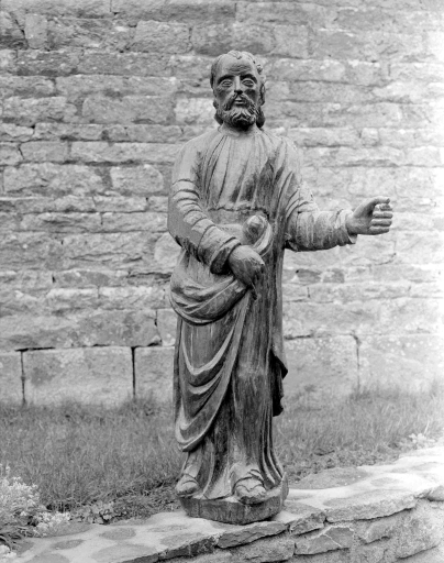 Statue : saint Joseph, Saint-Sauveur-le-Bas (Plémet)